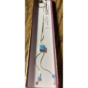 NWT Artisan Noa Zuman Opal Sterling Silver .925 Necklace 16”